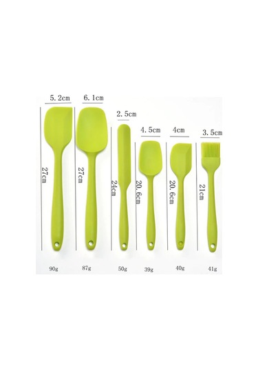 Moveevo 6 Parça Pembe Silikon Kuchen Gereç Seti - 230 C Isı Dayanımlı Fda Onaylı Tencere Korumalı Mutfak Aletleri Diğer