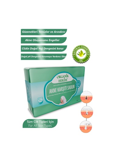 Akne Karşıtı Doğal Kırışıklık Sabunu Antı Acne Soap