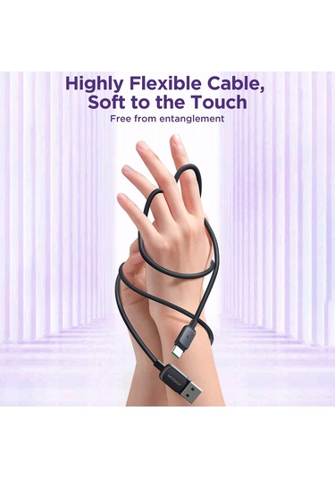 Joyroom S-ac027a14 Çok Renkli Seri 3a Usb'den Usb-c / Type-c Hızlı Şarj Veri Kablosu, Uzunluk: 1,2m