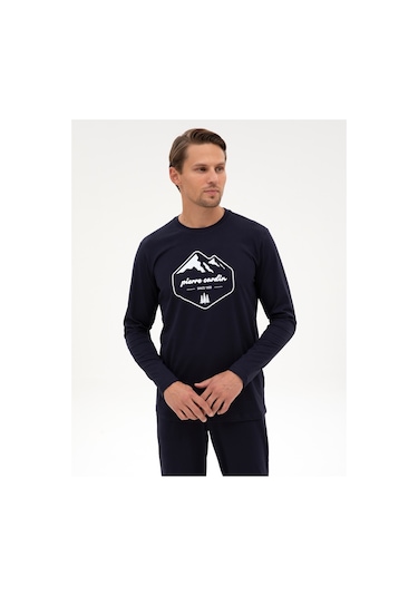 Pierre Cardin Erkek Lacivert Pijama Takım 50322632-200 Lacivert