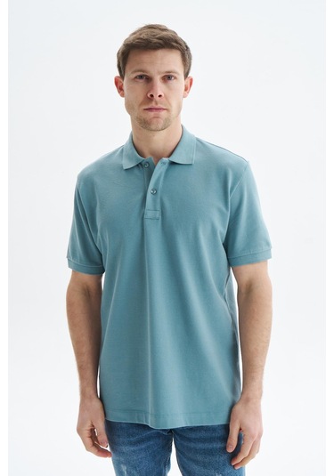 AR-MA Arma Erkek Regular Fit Basic % 100 Pamuk Pike Polo Yaka Tişört Y29374354502 Mavi-m24 Mavi