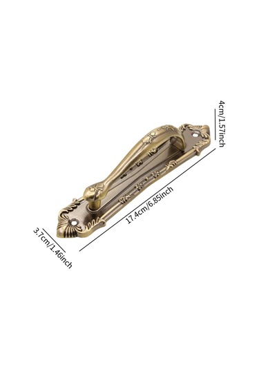 Suntek Ahır Kapısı Çekme Kolu Bahçe Dış Mekan İç Bronz
