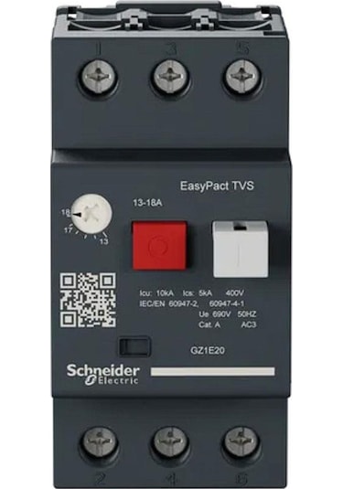Schneider Electric Easypact Tvs Gz1E20 Motor Koruma Şalteri (13A-18A)