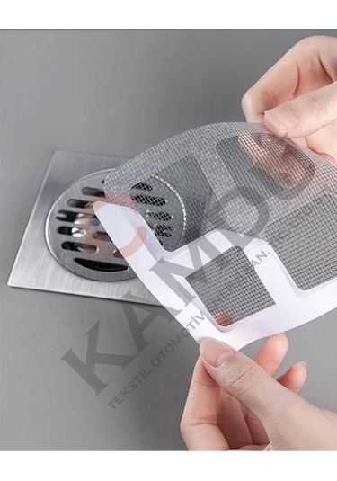 5 Adet 9x9cm Mutfak Lavabo Süzgeci, Lavabo Tıkanıklık Önleyici, Yapışkanlı Süzgeç, Saç&kıl Toplayıcı