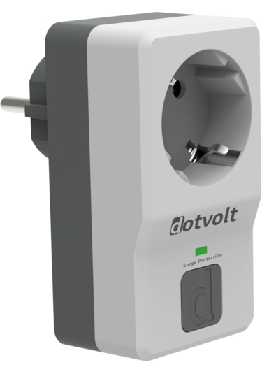 Dotvolt Tekli Akım Korumalı Priz Beyaz Anahtarlı Surge Hunter 1050 Joule kablosuz