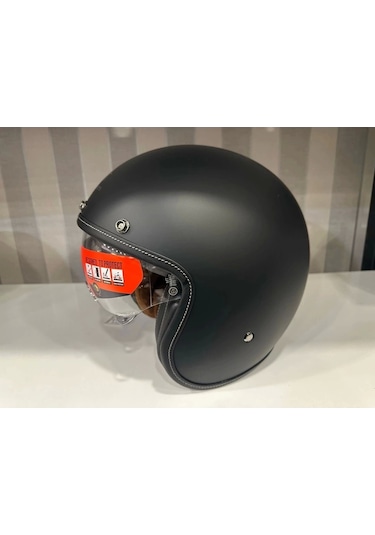 Mt Helmets Mt Lemans 2 Sv Şeffaf Vizörlü Motosiklet Kaskı Siyah