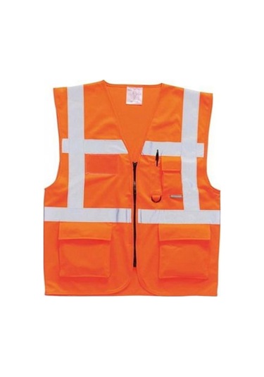 İkaz Yeleği Turuncu Mühendis Tipi