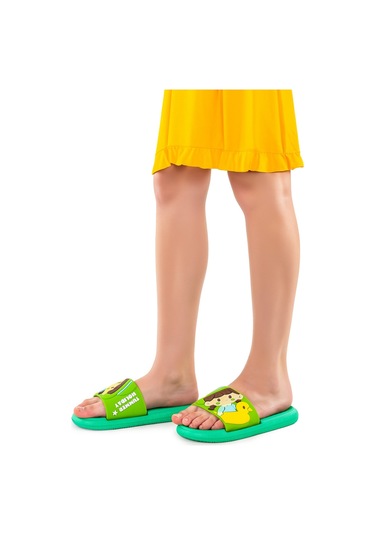 Kiko Kids Eva Plaj Havuz Okul Kreş Kız Çocuk Terlik Twg 015 Yeşil