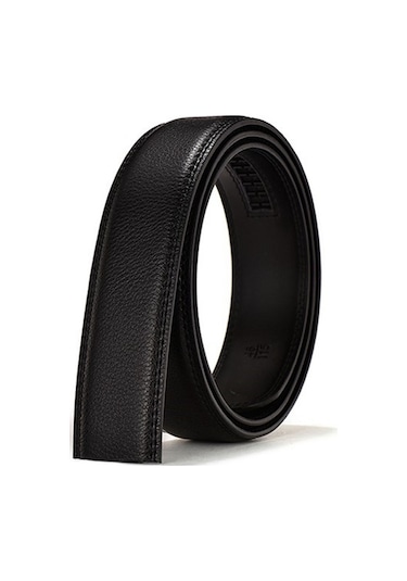 Otomatik Kemerler Için Tokasız Kemeri Sadece Şerit Siyah