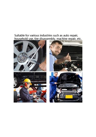 Sones 350mm Katlanır Çapraz Kol Araba Lastiği Anahtarı, Özellikler: 17/19/21/23mm