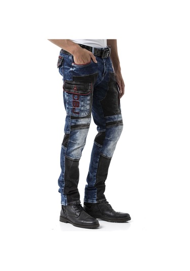 Cd891 Steel Flow Street Fit Men Jeans Blue