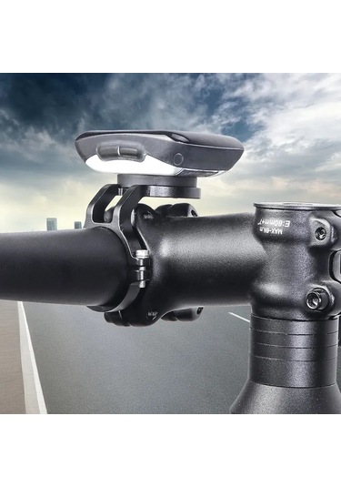 Vkemall Bisiklet Bilgisayarı Tutucu, Kolay Kurulum, Evrensel Uyum, Hafif Ve Dayanıklı Alüminyum Alaşım, Siyah Siyah