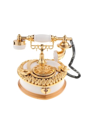 Nostaljik Telefon Müzik Kutusu Çekmeceli 31194819