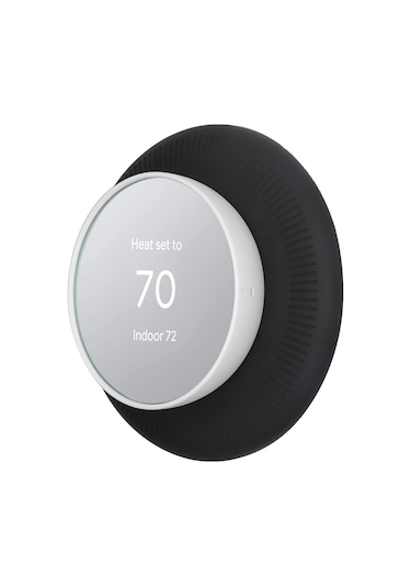 Vkemall Google Nest Thermostat İçin Siyah Silikon Korumalı Kapak - Koruyucu Zarf
