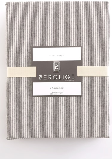 Shirt 100% Pamuklu Tek Kişilik Yıkamalı Iplik Boya Çizgili Nevres (400934325)