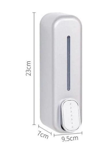 Zhltools Beyaz Duvara Monte Sıvı Sabunluk Dispenser - 300 Ml
