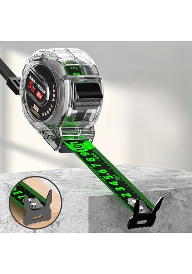 Skycity 7.5m Kaliteli Seramik Bant Ölçücü, Çift Taraflı Ölçekli, Otomatik Kilitleme, Ev Ve Profesyonel Kullanım, Dayanıklı Ve Sert Malzeme Diğer