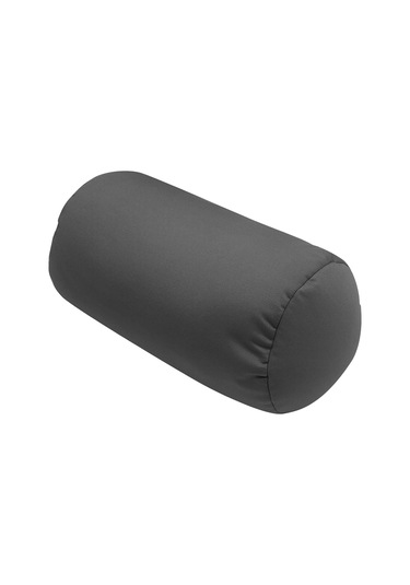 Mufunye Gri Ym-110 Çok Amaçlı Mikro Boncuklu Silindir Yastık, 30x16cm Boyun Ve Bel Desteği İçin İdeal Diğer