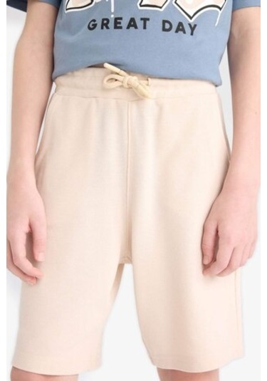 Defacto Erkek Çocuk Beli Lastikli Cepli Pike Şort B5925a825smbg603 Bej Defacto Erkek Çocuk Beli Lastikli Cepli Pike Şort B5925a825smbg603 Bej