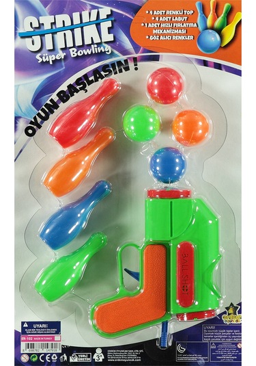 Erdem Oyuncak Top Atan Tabanca Yeşil 3 + Yaş