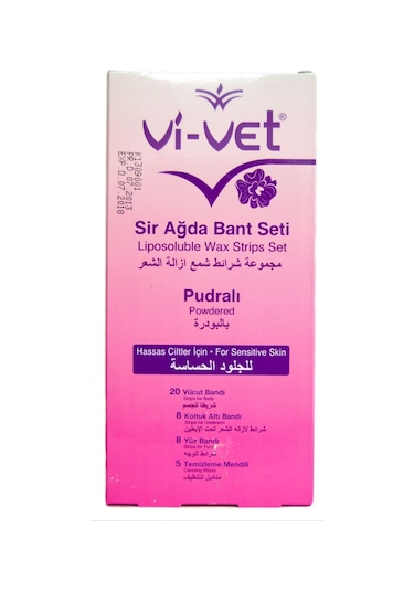 Vi-Vet Pudralı Tüm Vücut Sir Ağda Bandı 41'li