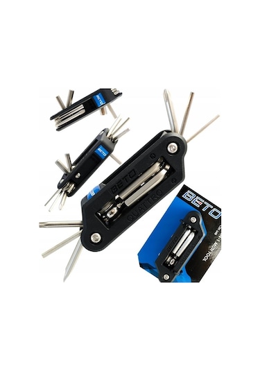 Beto Alyan Anahtar Takımı 10 Fonksiyonlu Bt-348 Gri - Siyah