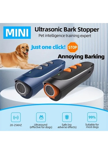 Elmpaly Mavi Ses Dalgası Teknolojili Otomatik Havlama Önleyici Köpek Eğitim Cihazı