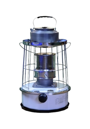 Kerosene Kamp Sobası - Ocağı Beyaz