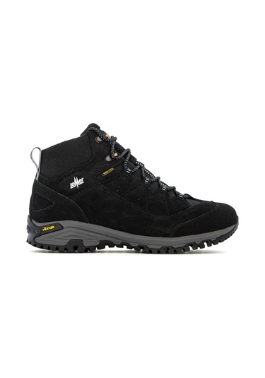 Lomer Italy Sella Iı Mtx High Suede Waterproof Vibram Süet Deri Erkek Bot Offblack Siyah Siyah