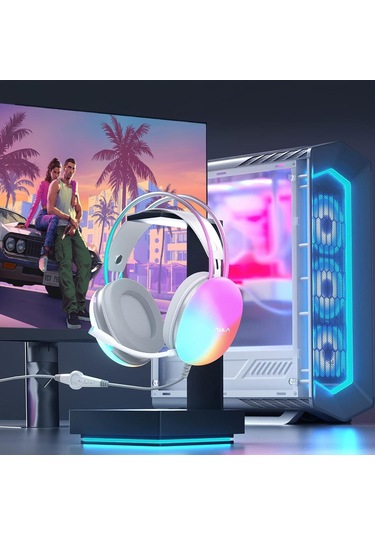 Aula S505 RGB USB Gaming Mikronfonlu Oyuncu Kulaklığı