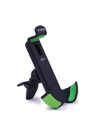 Syrox H11 Araç Içi Telefon Tutucu Universal Siyah-Yeşil