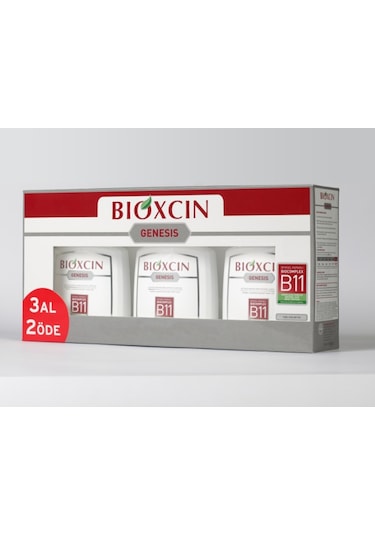 Bioxcin Genesis Kuru ve Normal Saç Dökülmesine Karşı Şampuan 3 x 300 ML