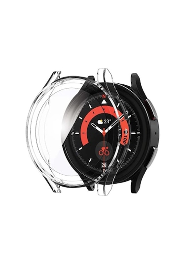 Samsung Galaxy Watch 5Pro Ekran Korumalı Slim Rubber Kılıf 45 MM AL3173
