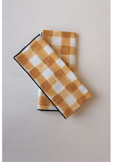 Porland Hardal Ekose 2 Adet Peçete 45x45 Cm