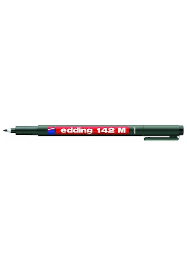 Edding E-142 M Çok Amaçlı Siyah Asetat Kalemi Siyah