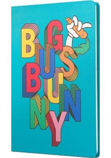 Mabbels Looney Tunes Bug Bunny Sert Kapak Butik Defter Mavi