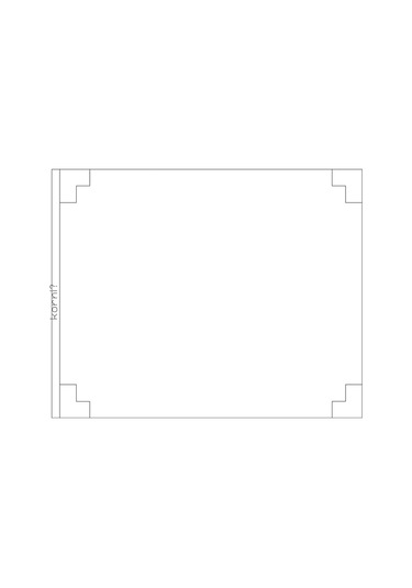 Motifpiyer Tavan Bant Led Spotlu Tb Düz-26CM-96CM