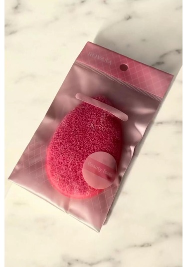 Caş Dekorasyon Fuşya Renk Yüz Temizleme Süngeri