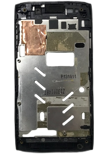Turkcell T40 Ekran Çıtası Orta Kasa Siyah