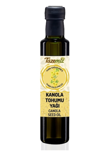 Kanola Tohumu Yağı 250ml - Soğuk Pres