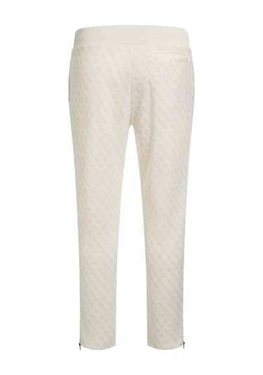 Guess Erkek Tamamı Logolu Jogger Pantolon Beyaz