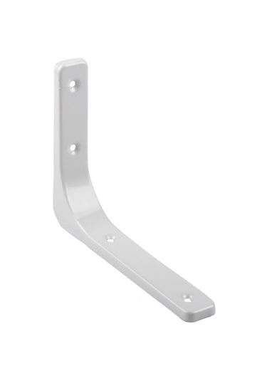 Suntek Ağır Hizmet Raf Aparatı Duvara Asma L Şekilli Braketler Beyaz 8 İnç Beyaz