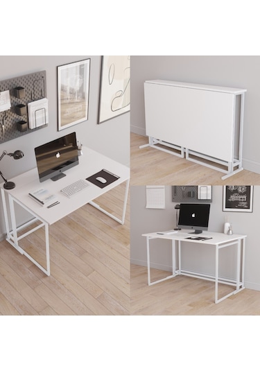 Fahrettin Küçük Worklife Katlanabilir Çalışma Masası Bilgisayar Masası Çizim Masası Work001 120 cm