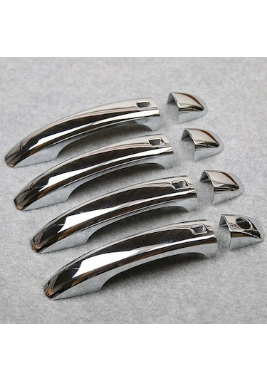 Audı Q5 2010-2016 Kapı Kolu Krom Abs Set - Q5 Krom Kapı Kolu