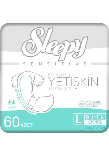 Sleepy Yetişkin Hasta Bezi Large 2 x 30'Lu 60 Adet