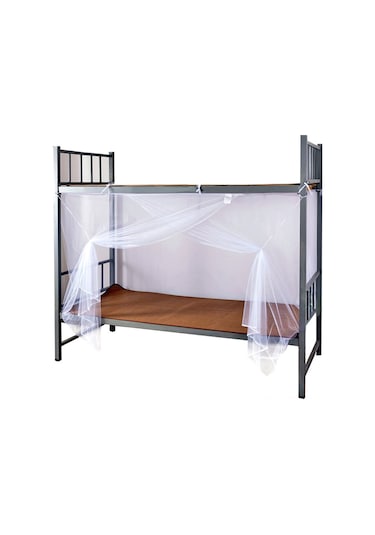 Hfambition Öğrenci Yatak Odası İki Kişilik 120x200cm Beyaz Ultra Yoğun Kumaş Konik Moskitonun, Ev Kullanıma Uygun, Kolay Kurulum, Dayanıklı Malzeme