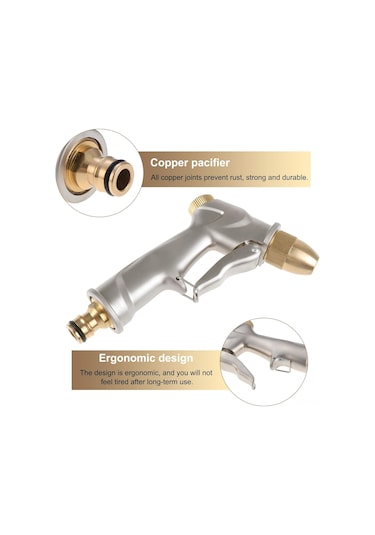 Hangfox Metal Akıllı Sulama Sprayı: 4 Modlu, Anti-koroz, Otomobil Ve Bahçe Temizliği İçin Yüksek Basınçlı Su Atıcı