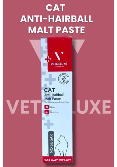 Vetdeluxe Anti Hairball Adult Malte Paste Tüy Yumağı Önleyici Macun 100 G