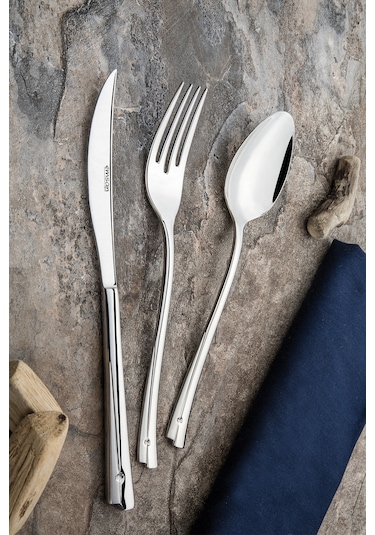 Emsan Accura Lüks Kutulu Çatal Kaşık Bıçak Seti 84 Parça