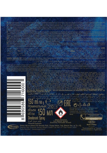 First Class Sprey Erkek Deodorant 3 x 150 ML